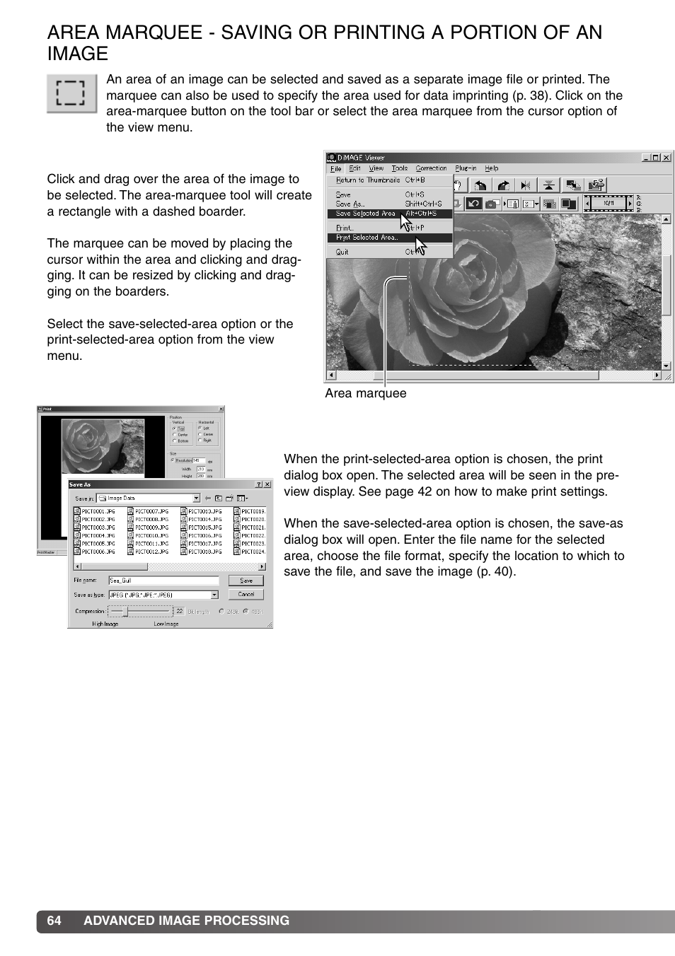 Minolta DiMAGE Viewer User Manual | Page 64 / 92