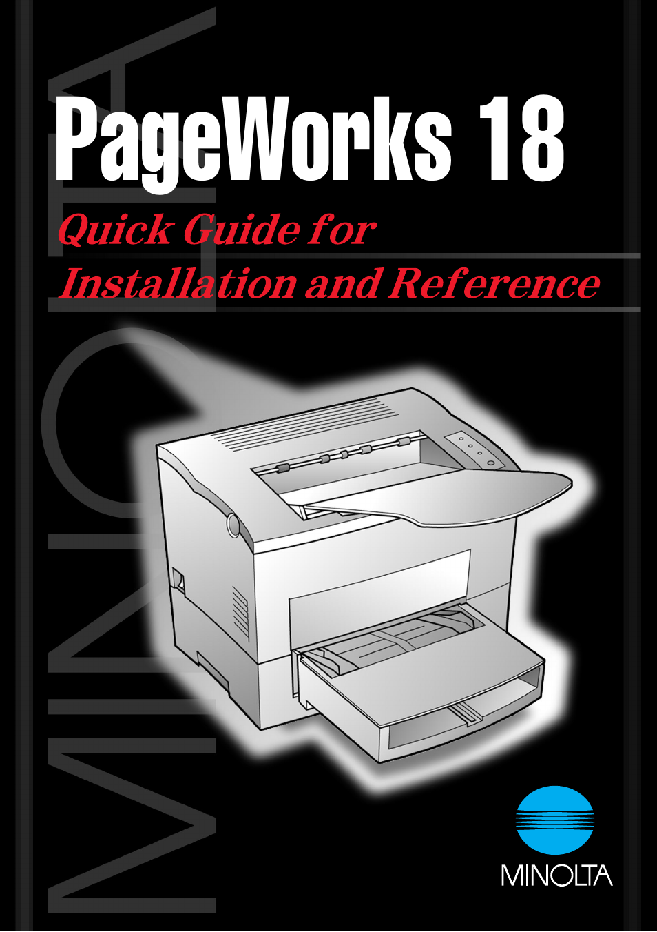 Minolta Pageworks 18 User Manual | 22 pages