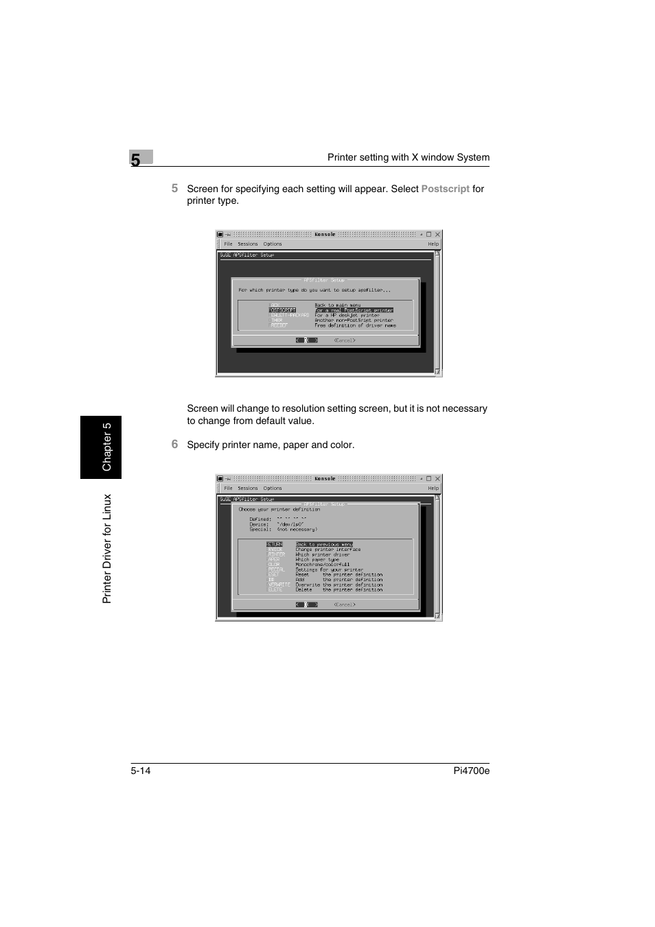 Minolta PI4700E User Manual | Page 133 / 426