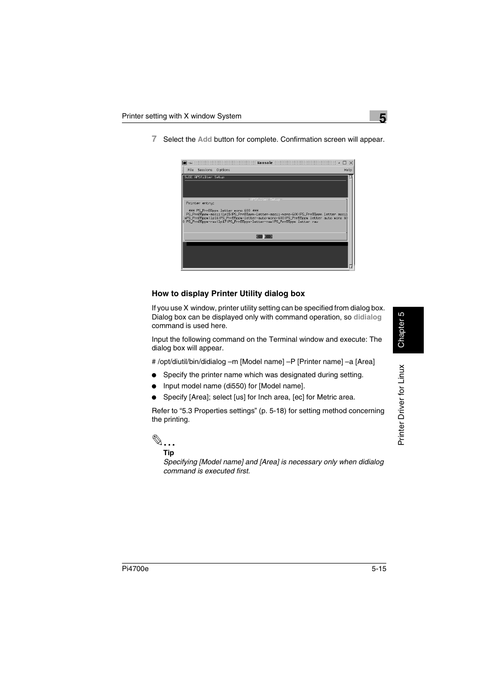 How to display printer utility dialog box, How to display printer utility dialog box -15 | Minolta PI4700E User Manual | Page 134 / 426