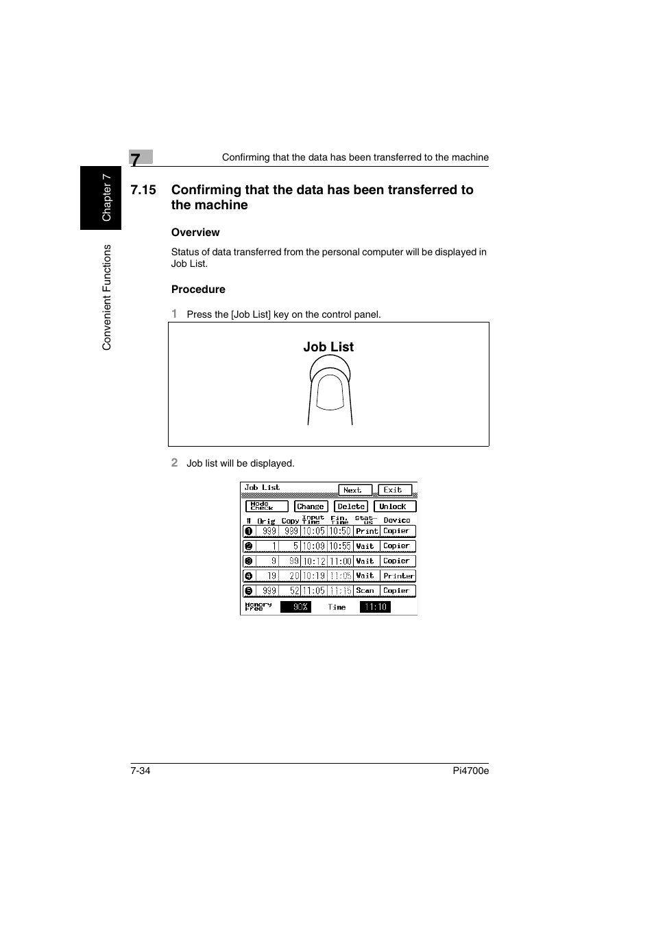 Overview, Procedure | Minolta PI4700E User Manual | Page 229 / 426