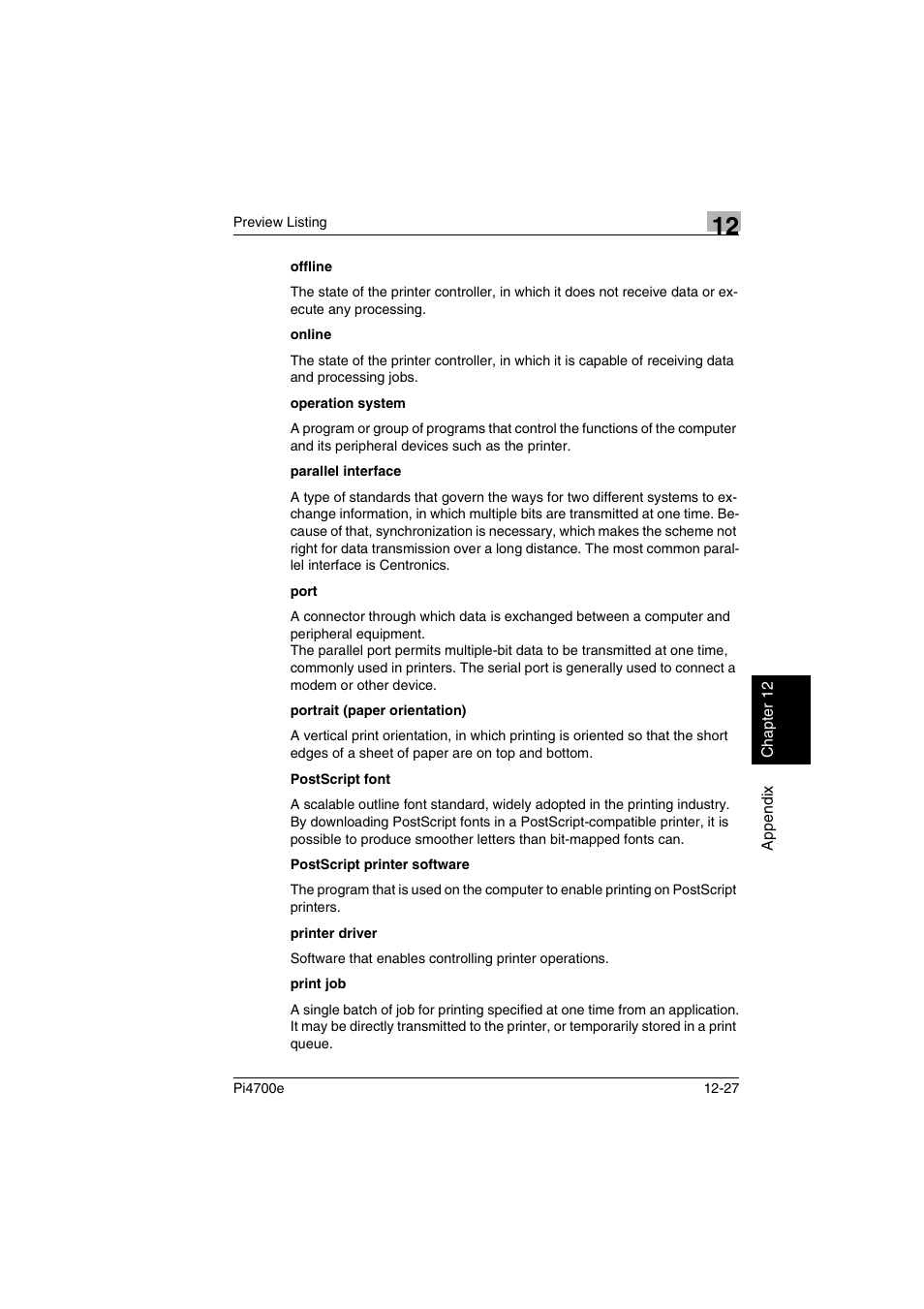 Minolta PI4700E User Manual | Page 378 / 426