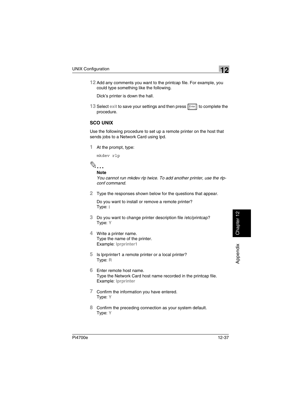 Sco unix | Minolta PI4700E User Manual | Page 388 / 426