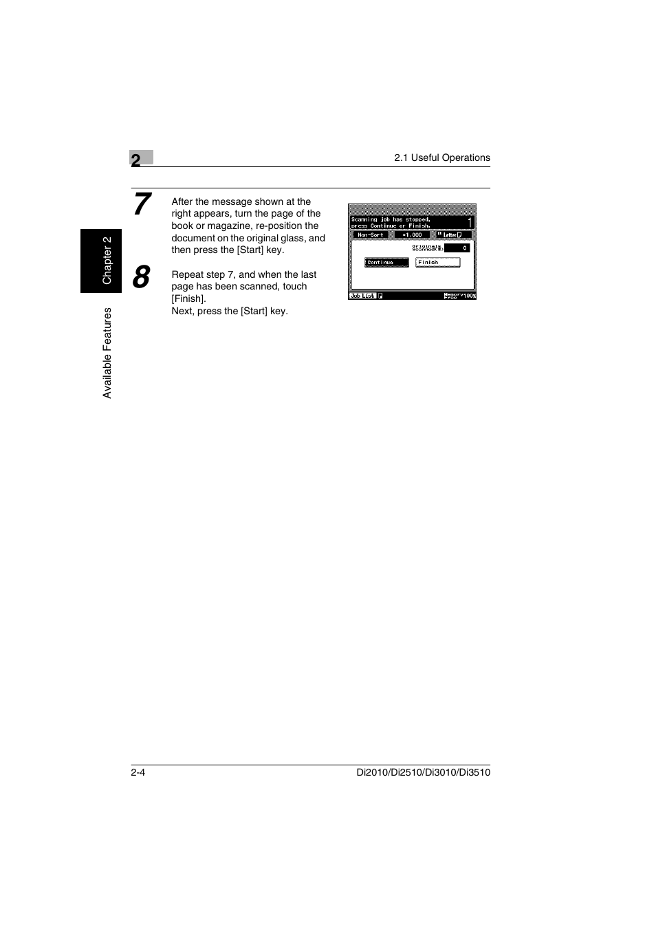 Minolta DI2510 User Manual | Page 25 / 210