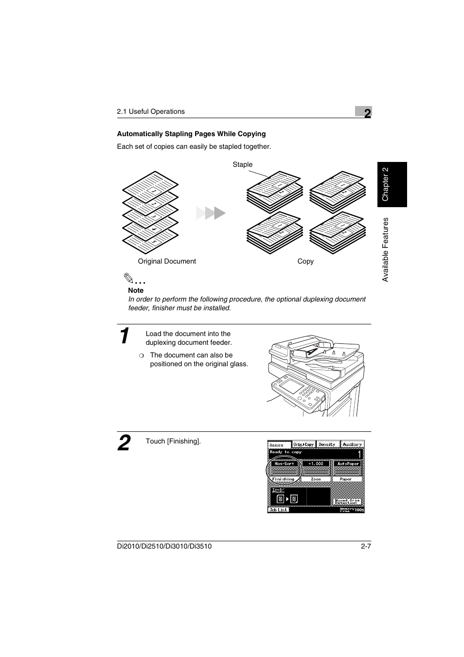 Minolta DI2510 User Manual | Page 28 / 210