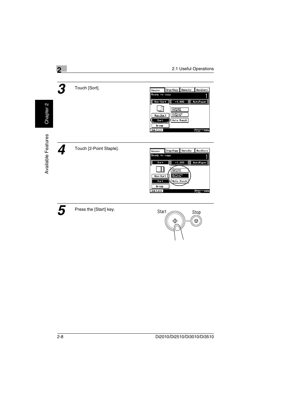 Minolta DI2510 User Manual | Page 29 / 210