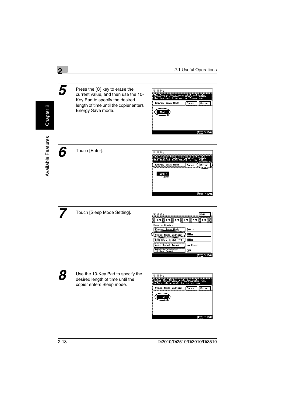 Minolta DI2510 User Manual | Page 39 / 210