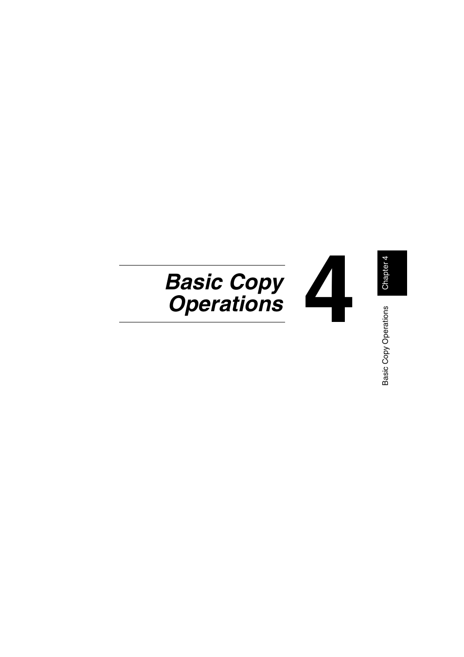 Ch.4 basic copy operations, Basic copy operations | Minolta DI2510 User Manual | Page 64 / 210