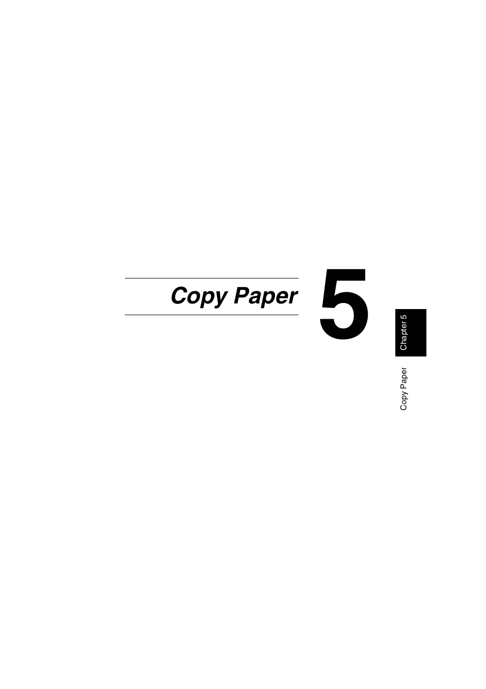 Ch.5 copy paper, Copy paper | Minolta DI2510 User Manual | Page 72 / 210