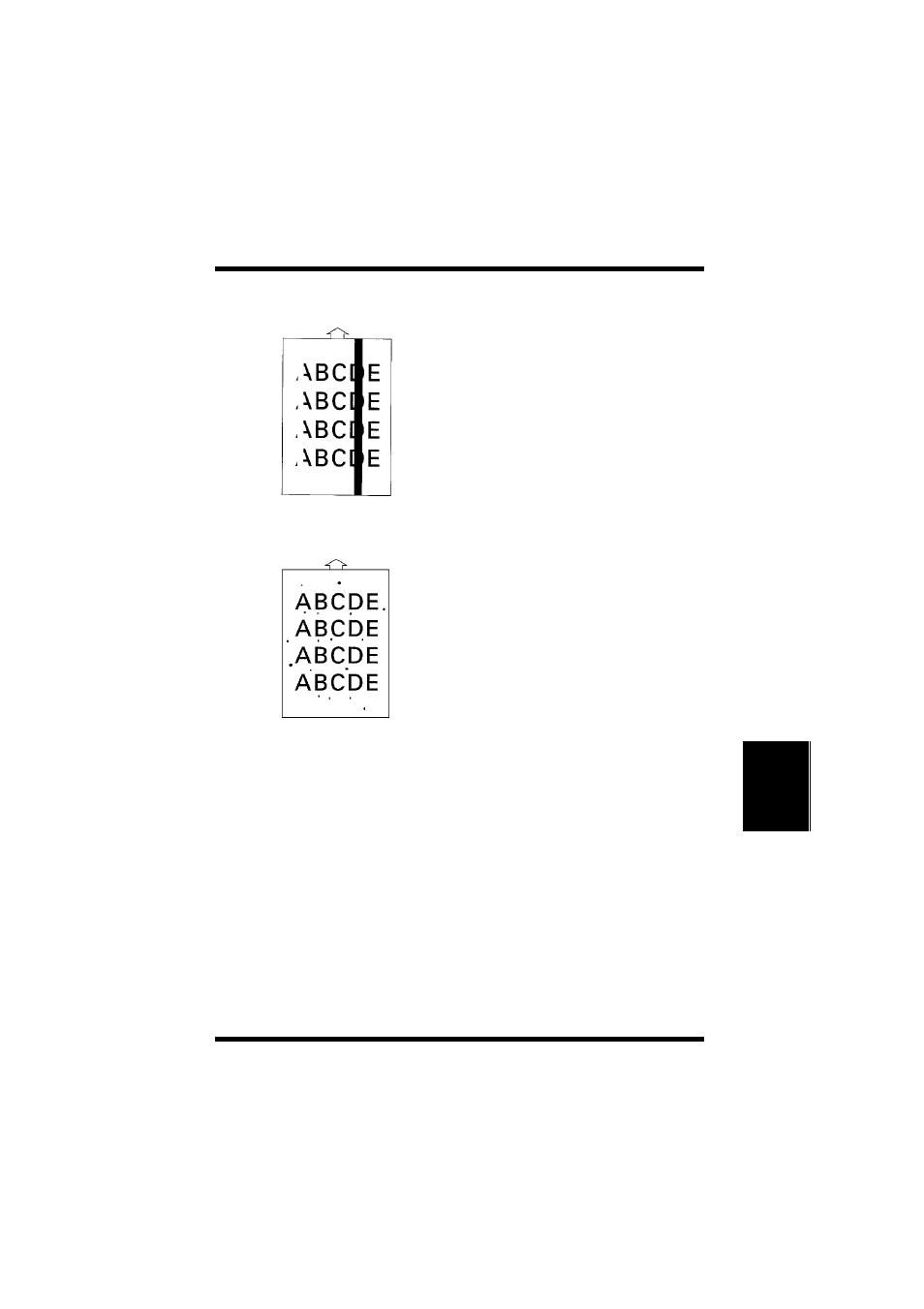 White or black line -13, Toner smudges -13, White or black line | Toner smudges | Minolta PageWorks 18L User Manual | Page 169 / 219