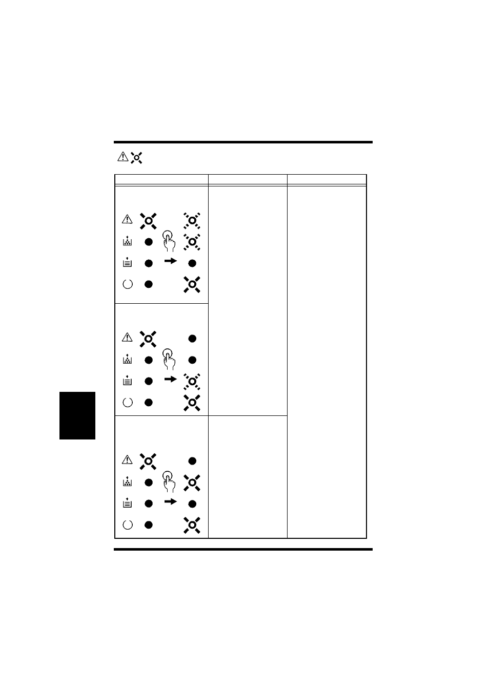 When the error led is on (7/8) | Minolta PageWorks 18L User Manual | Page 182 / 219