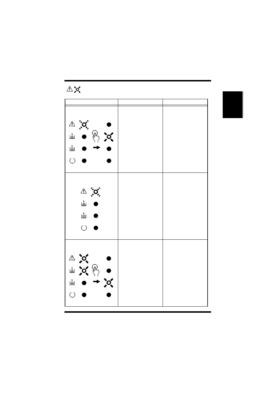 When the error led is on -9, When the error led is on | Minolta PageWorks 18L User Manual | Page 27 / 219