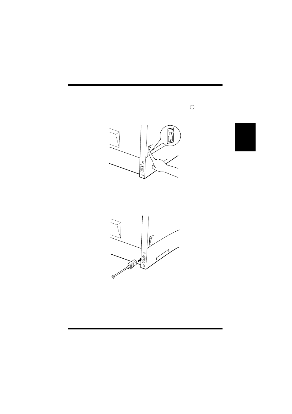 Connecting the power cord -9 | Minolta PageWorks 18L User Manual | Page 39 / 219