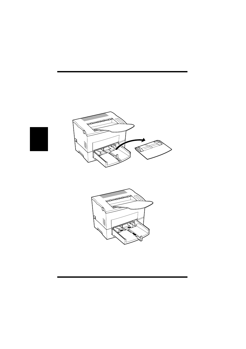 Loading paper onto tray 1 -4 | Minolta PageWorks 18L User Manual | Page 64 / 219
