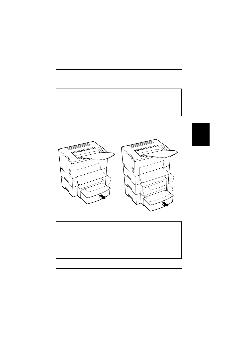 Loading paper onto tray 2/tray 3 -7, Loading paper onto tray 2/tray 3 | Minolta PageWorks 18L User Manual | Page 67 / 219