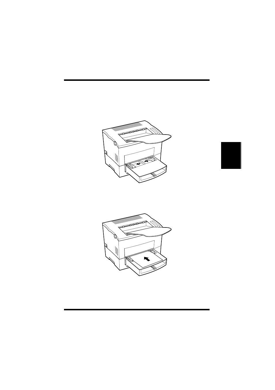 Loading paper onto manual feed tray -11 | Minolta PageWorks 18L User Manual | Page 71 / 219