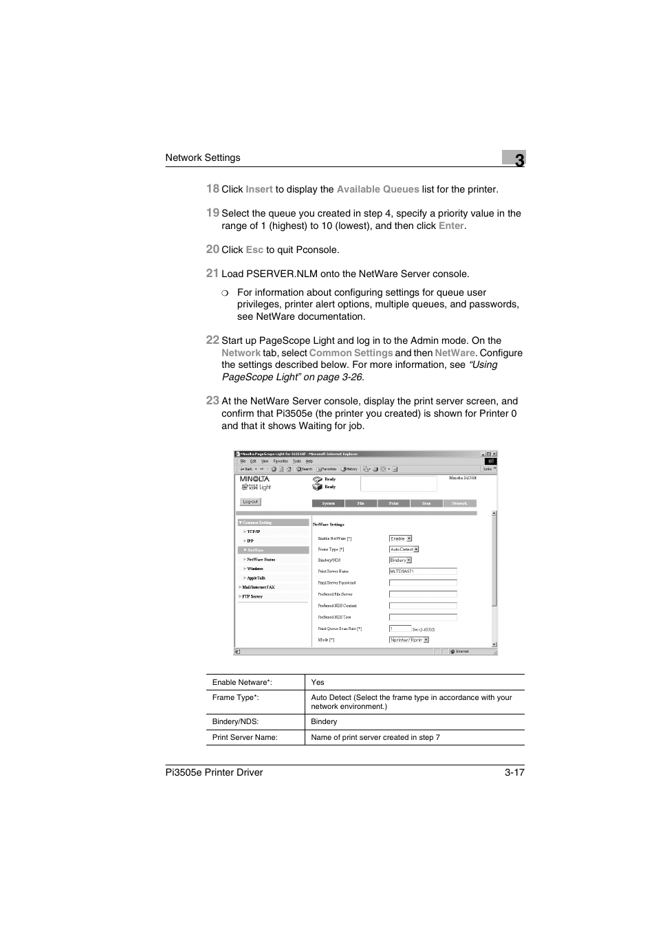 Minolta Pi3505e User Manual | Page 56 / 114