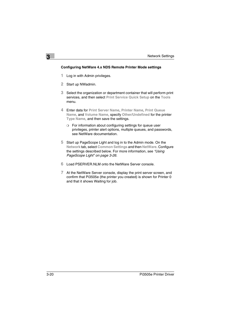 Minolta Pi3505e User Manual | Page 59 / 114