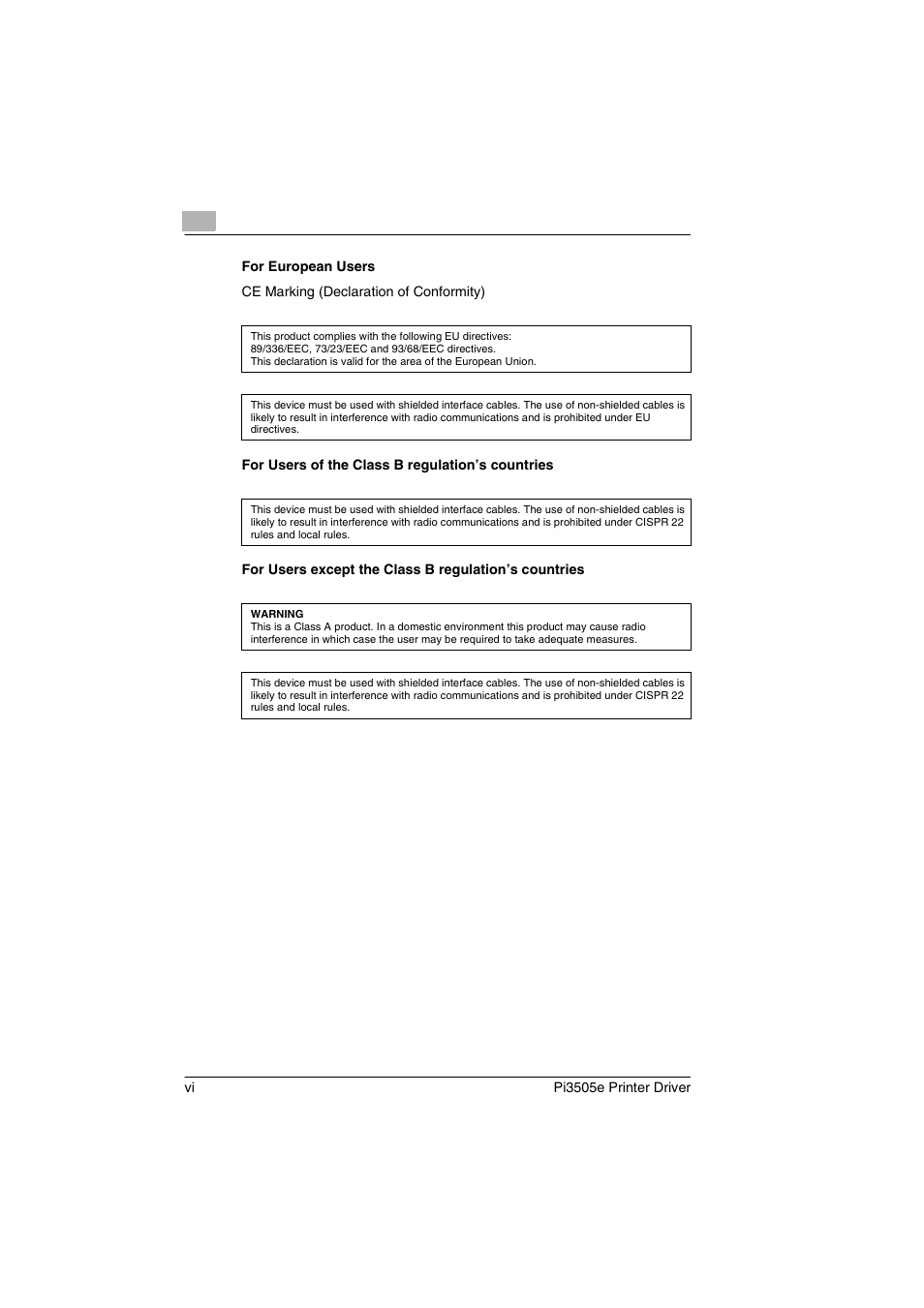 Minolta Pi3505e User Manual | Page 7 / 114