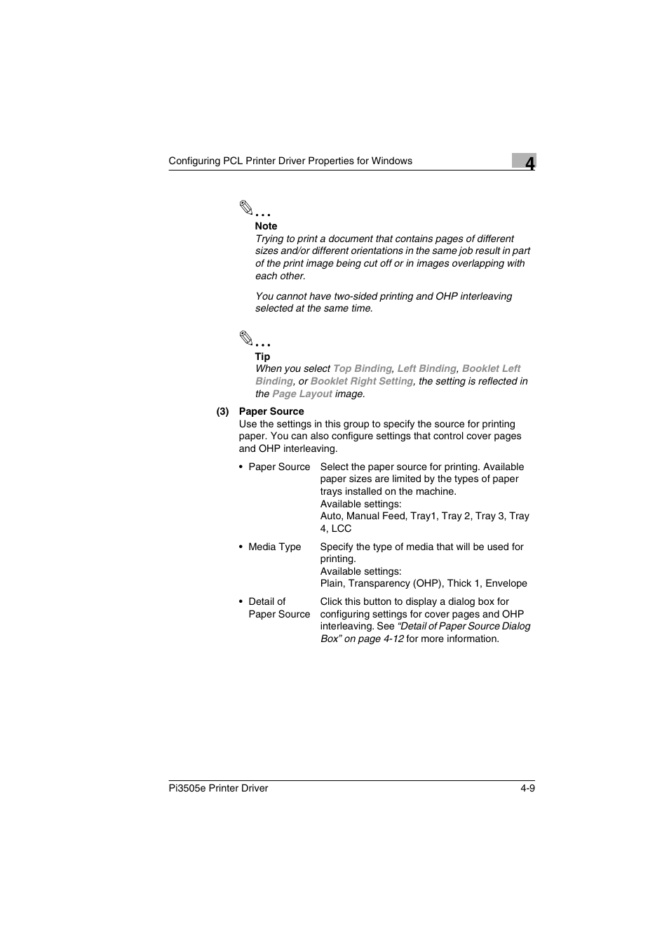 Minolta Pi3505e User Manual | Page 76 / 114