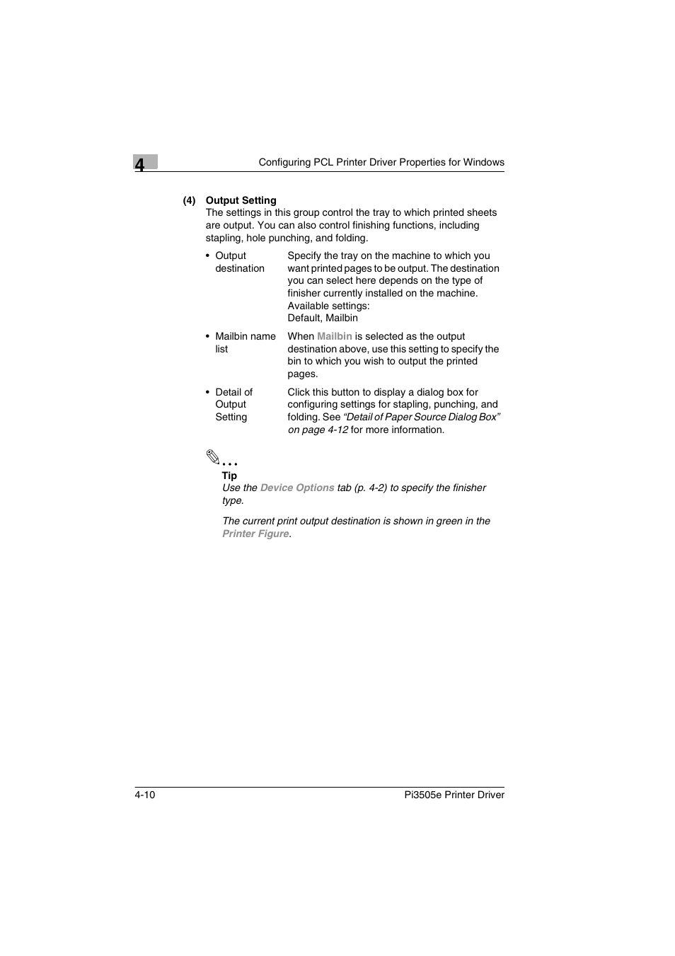 Minolta Pi3505e User Manual | Page 77 / 114