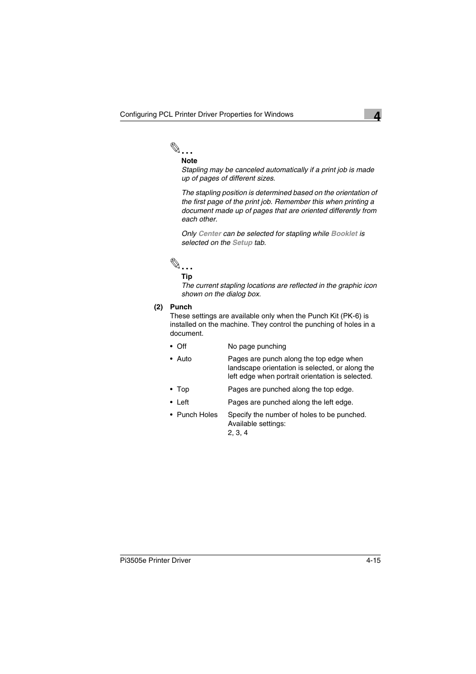 Minolta Pi3505e User Manual | Page 82 / 114
