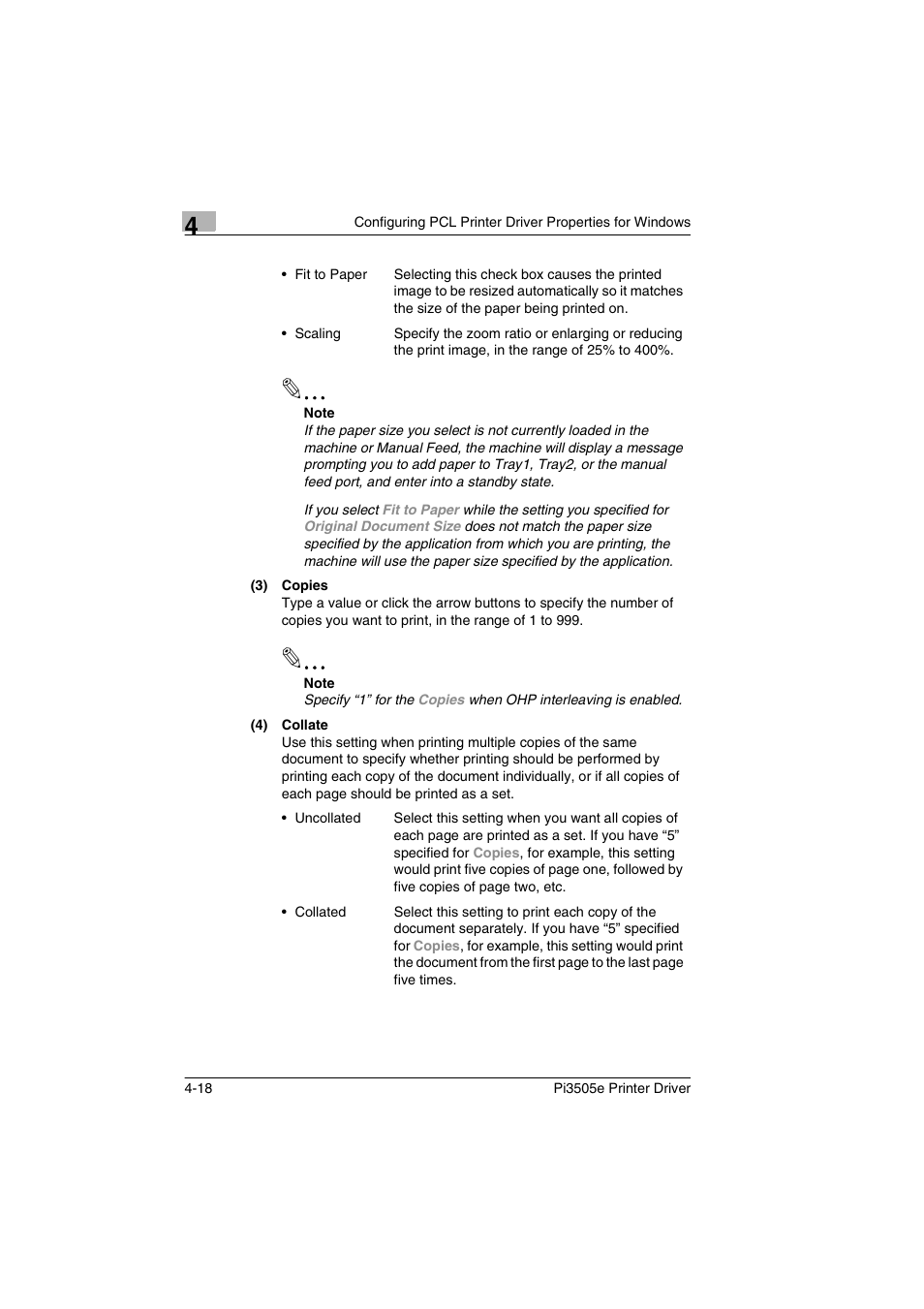 Minolta Pi3505e User Manual | Page 85 / 114