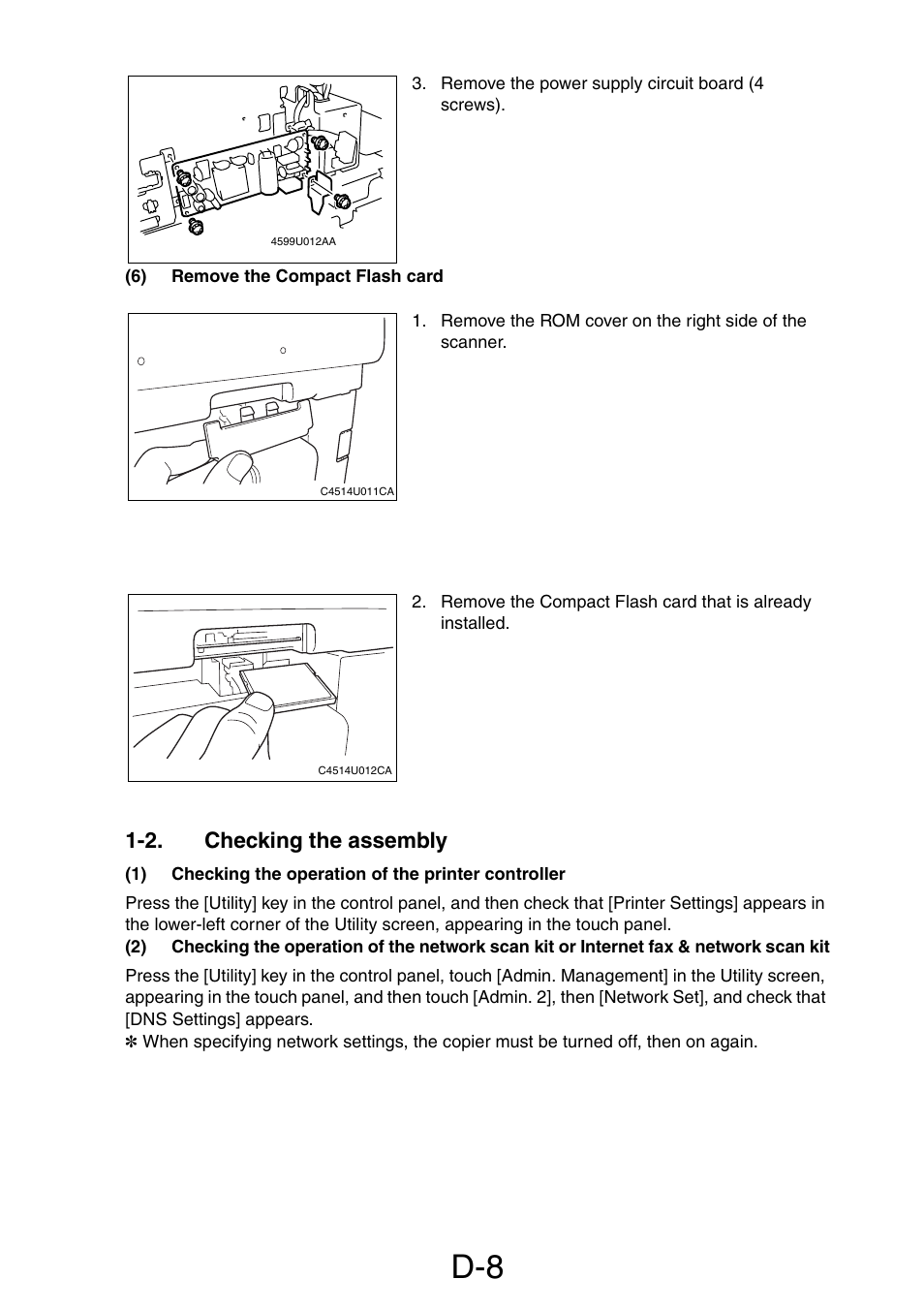2. checking the assembly | Minolta Pi3505e/PS User Manual | Page 29 / 62