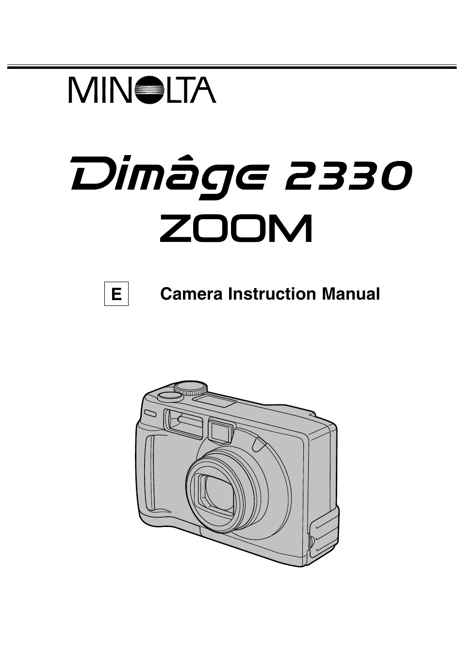 Minolta 2330 User Manual | 160 pages