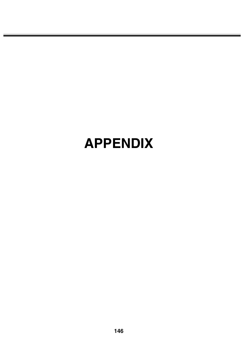 Appendix | Minolta 2330 User Manual | Page 146 / 160