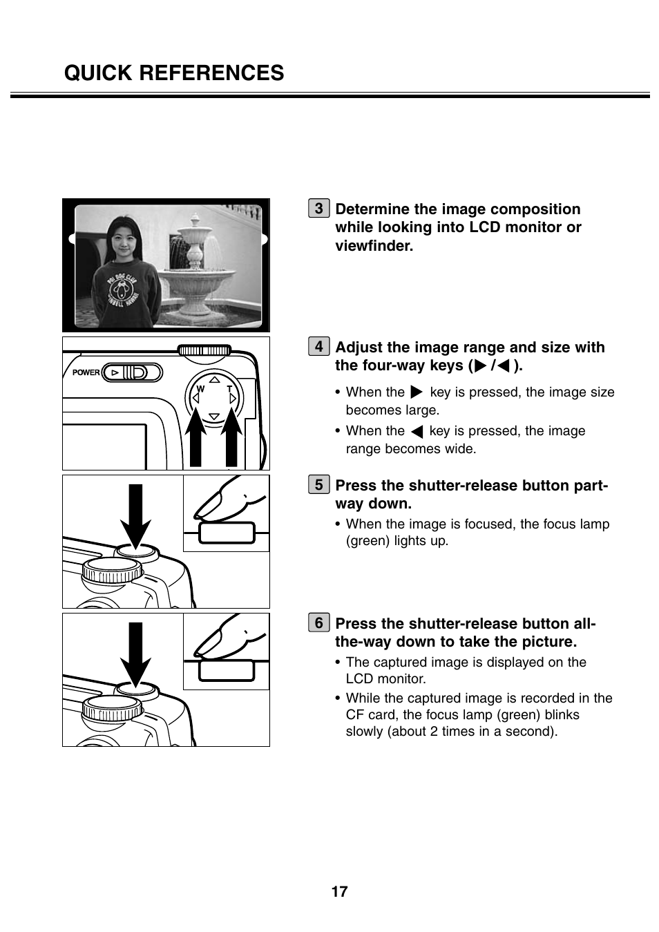 Quick references | Minolta 2330 User Manual | Page 17 / 160