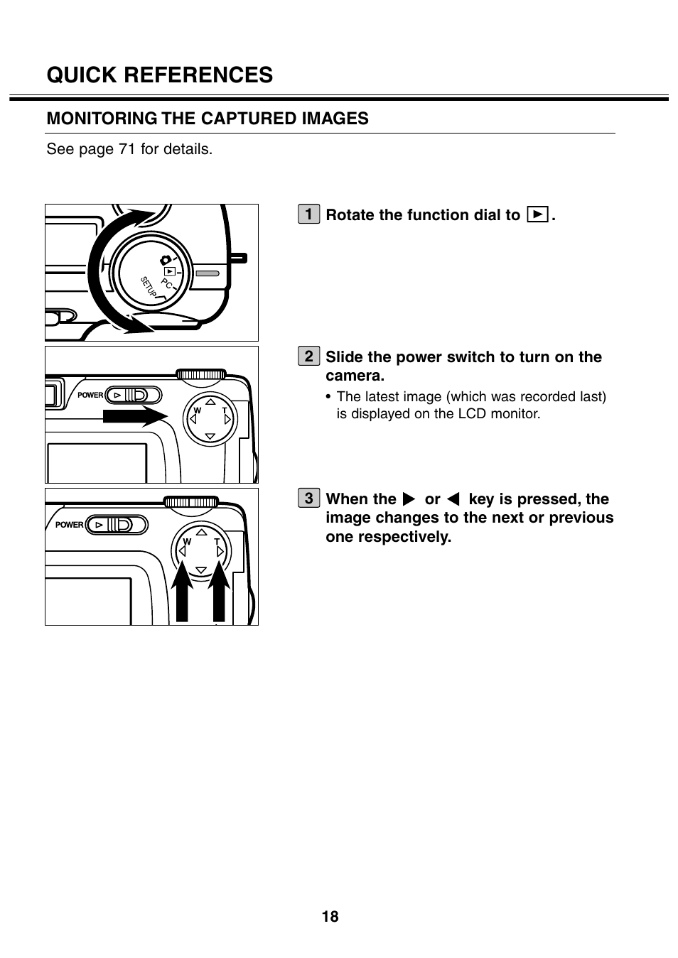 Quick references | Minolta 2330 User Manual | Page 18 / 160