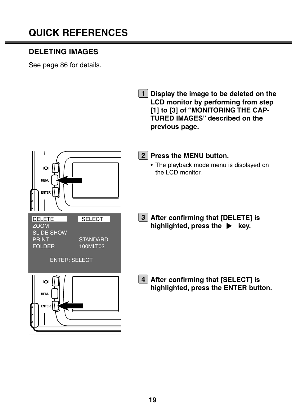 Quick references | Minolta 2330 User Manual | Page 19 / 160