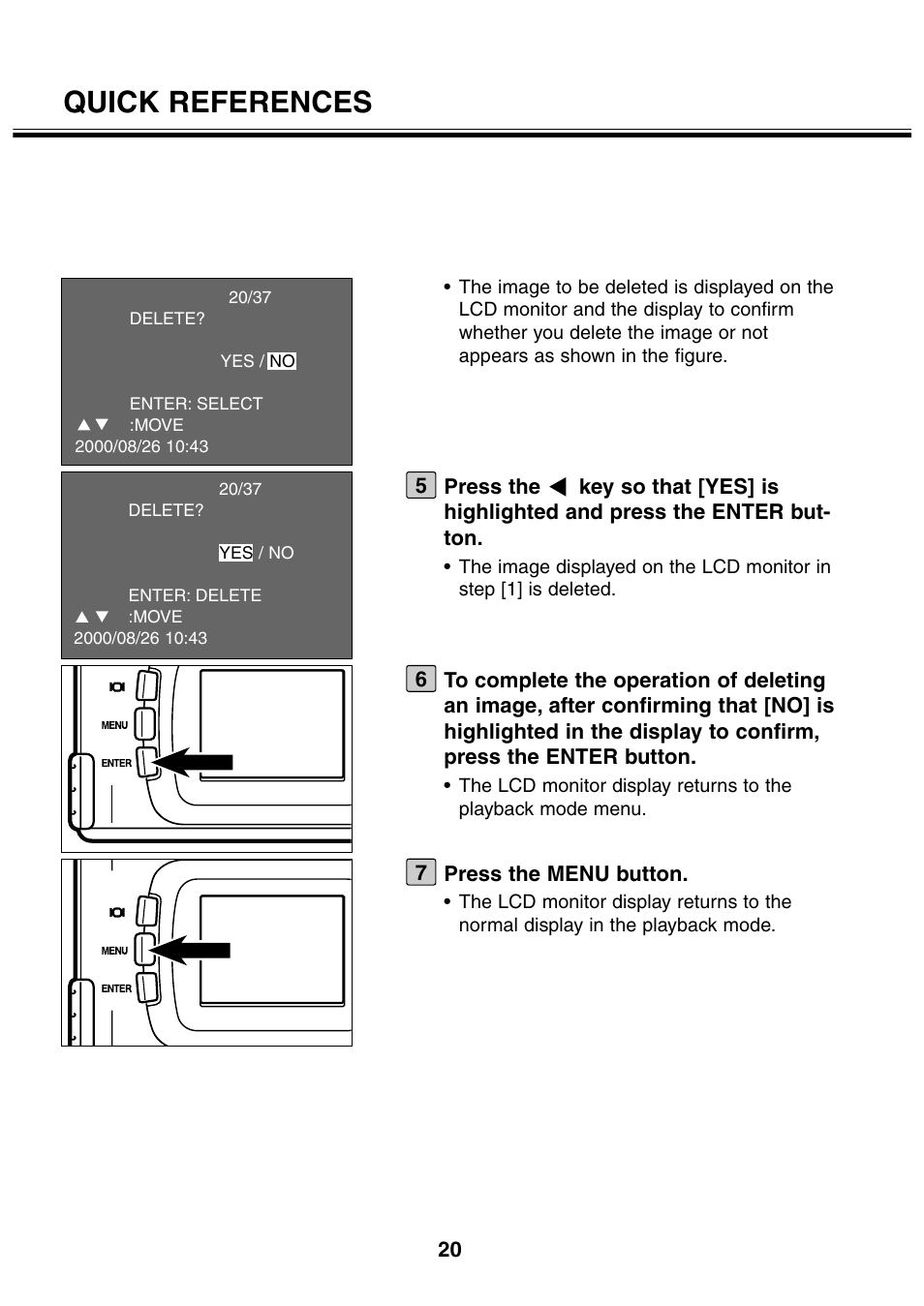 Quick references | Minolta 2330 User Manual | Page 20 / 160