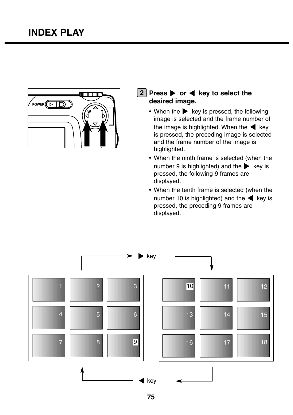 Index play | Minolta 2330 User Manual | Page 75 / 160