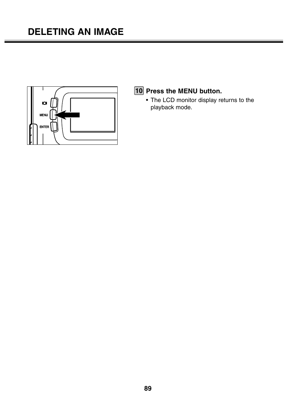 Deleting an image | Minolta 2330 User Manual | Page 89 / 160