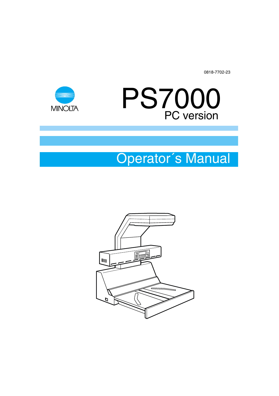 Minolta PS7000 User Manual | 122 pages