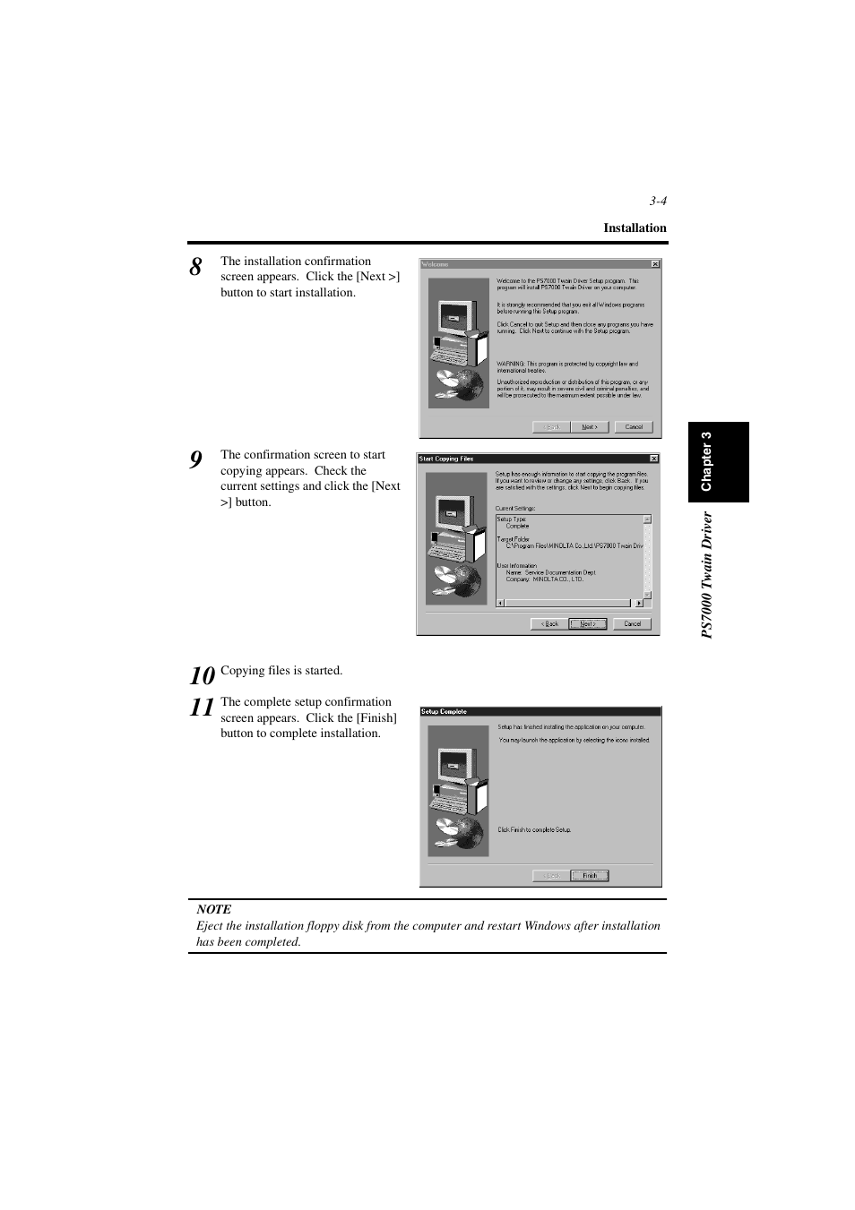 Minolta PS7000 User Manual | Page 38 / 122