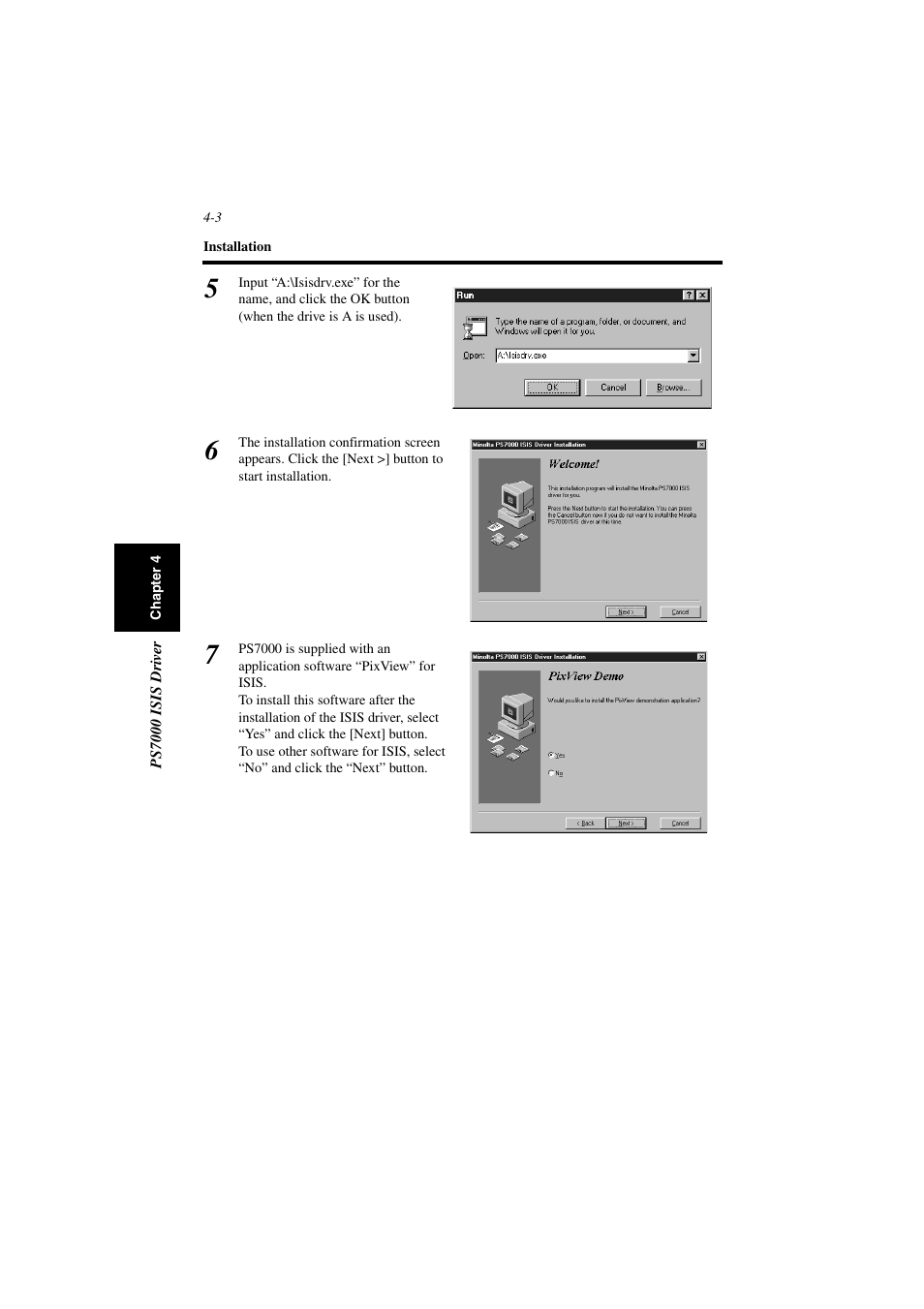 Minolta PS7000 User Manual | Page 49 / 122