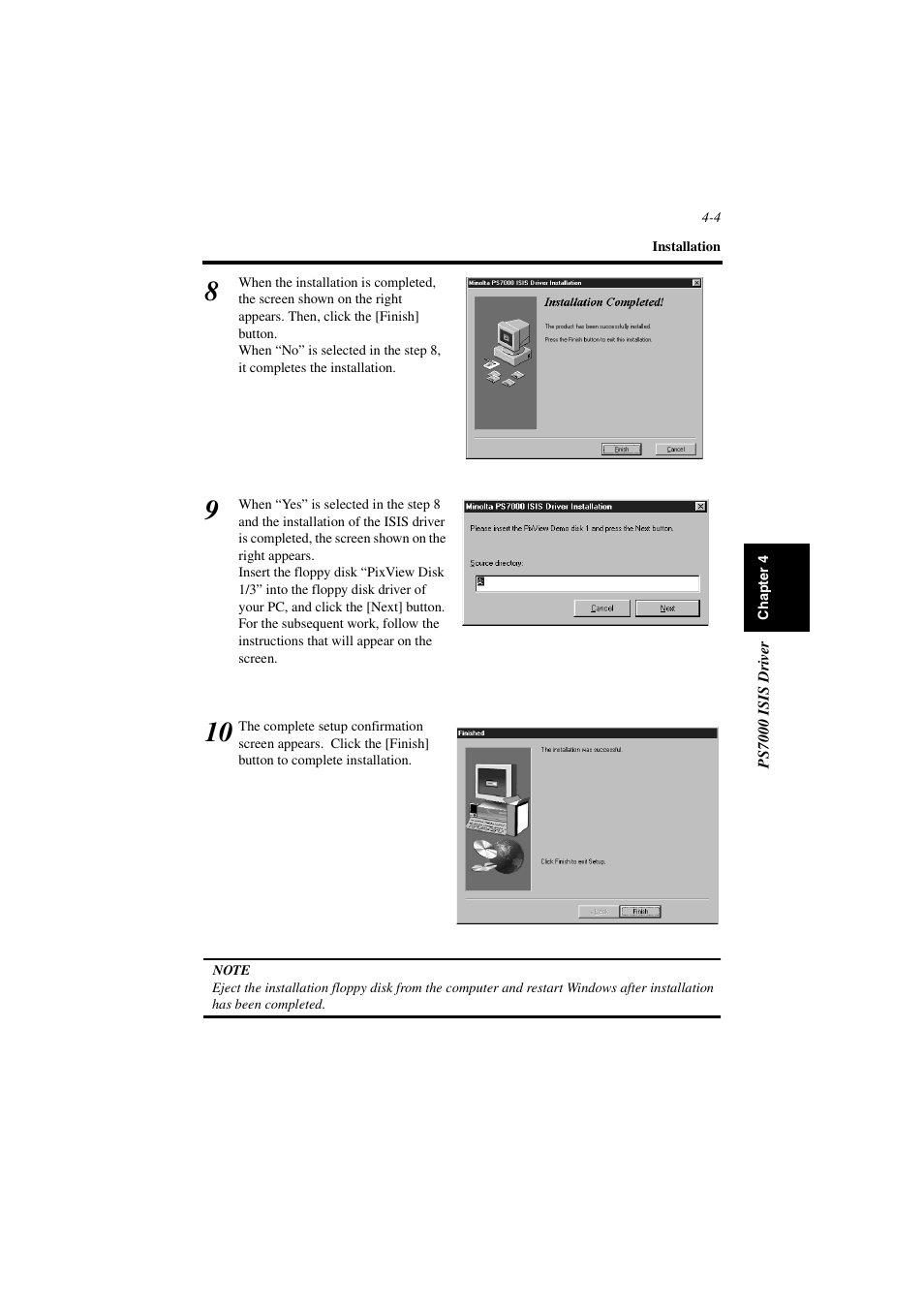 Minolta PS7000 User Manual | Page 50 / 122