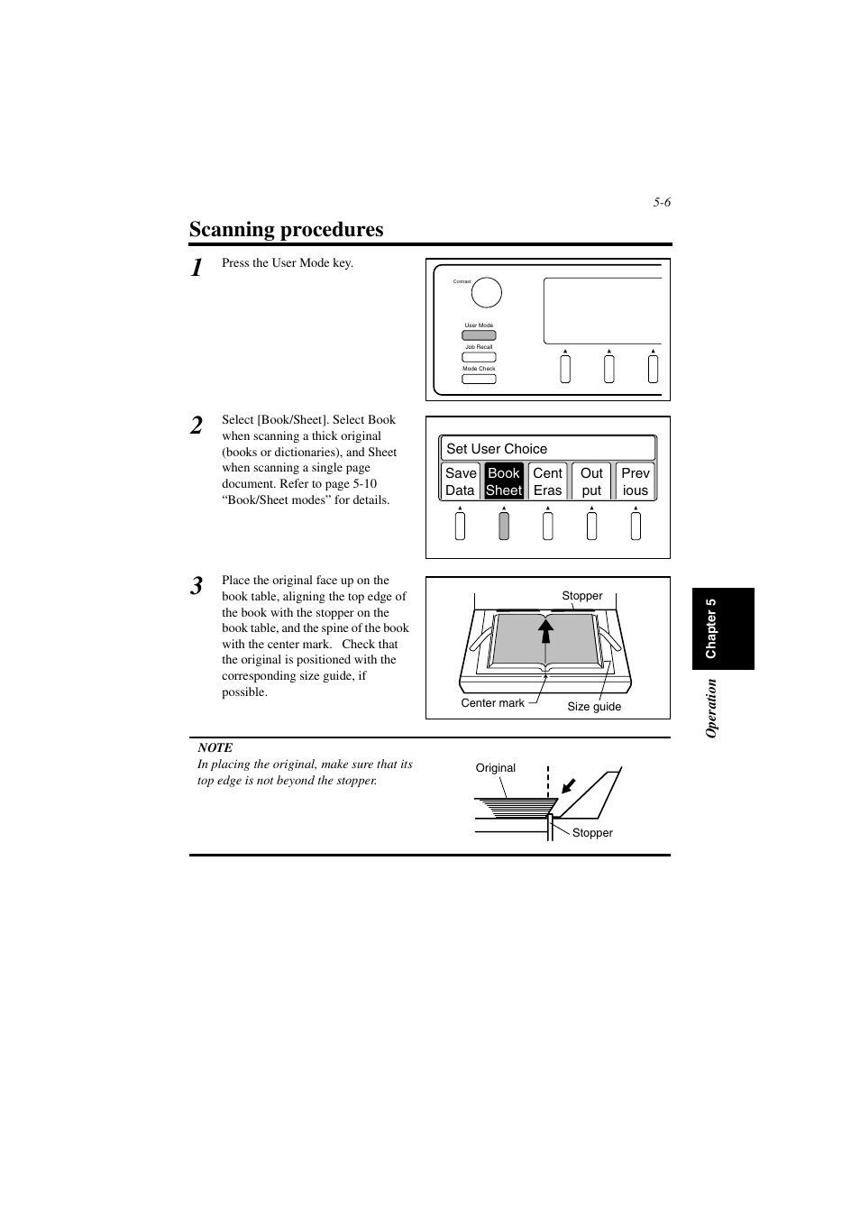 Scanning procedures, Scanning procedures -6 | Minolta PS7000 User Manual | Page 62 / 122