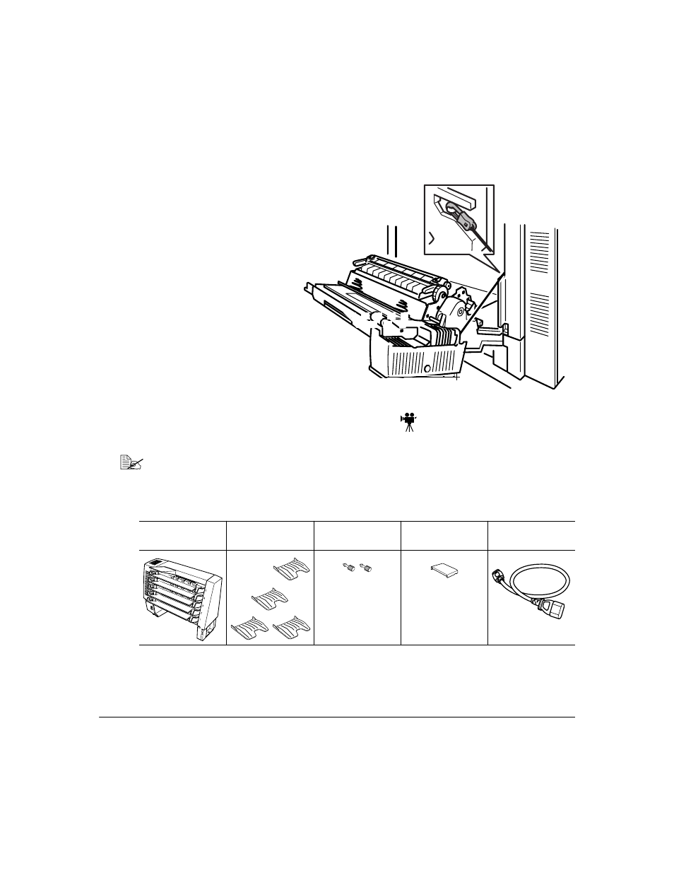 Installing an optional 5-bin mailbox | Minolta Magicolor 2200 User Manual | Page 150 / 200