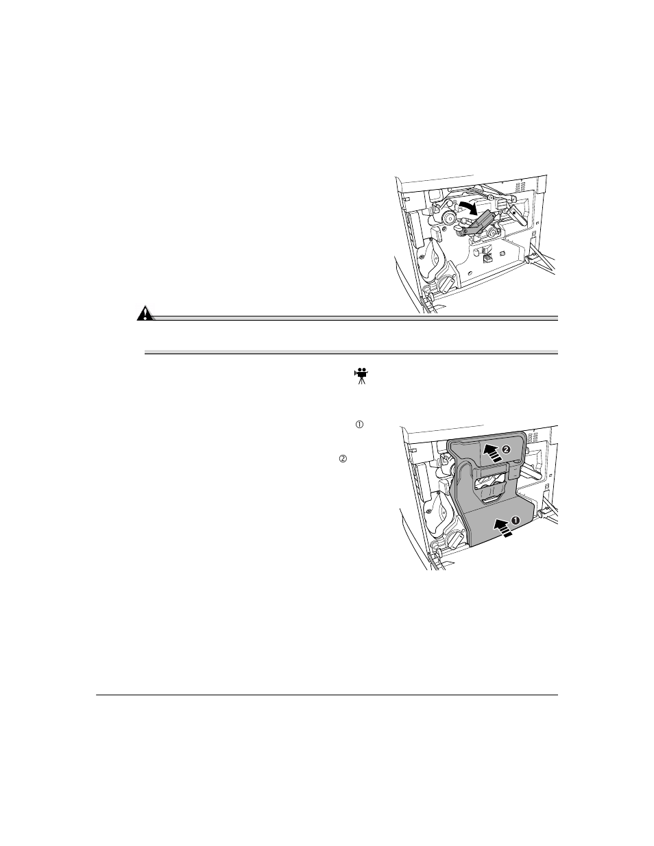 Installing the new waste toner pack 16 | Minolta Magicolor 2200 User Manual | Page 24 / 200