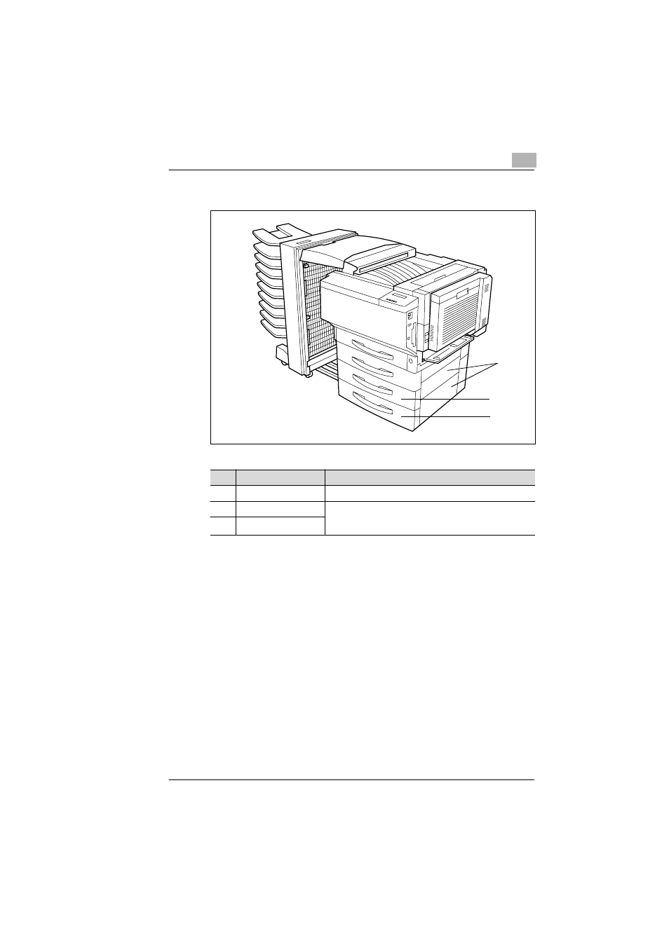 Paper feed unit (optional) -11 | Minolta CF2001P User Manual | Page 38 / 121
