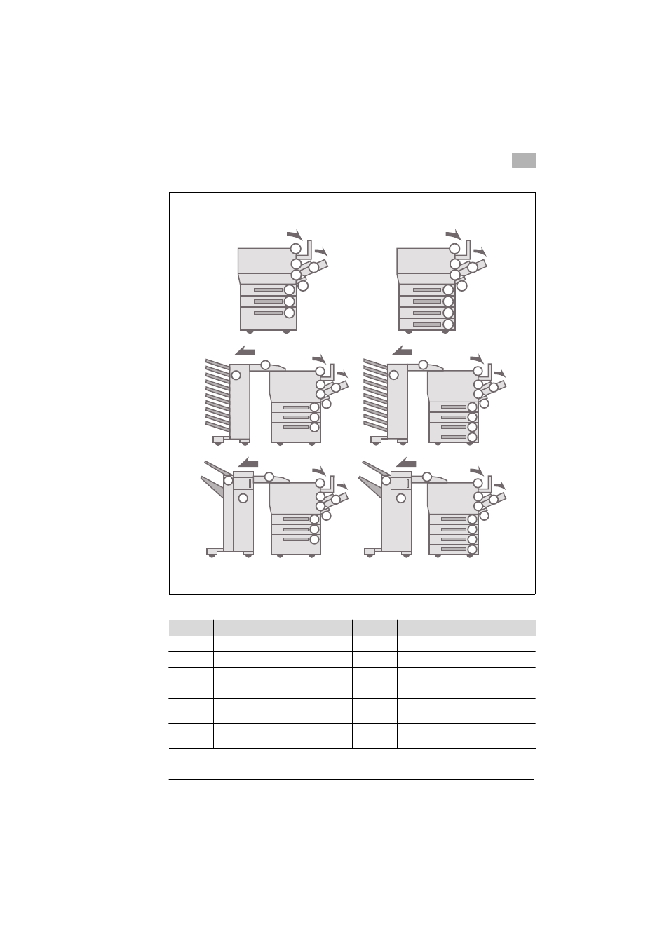 Control panel messages | Minolta CF2001P User Manual | Page 82 / 121