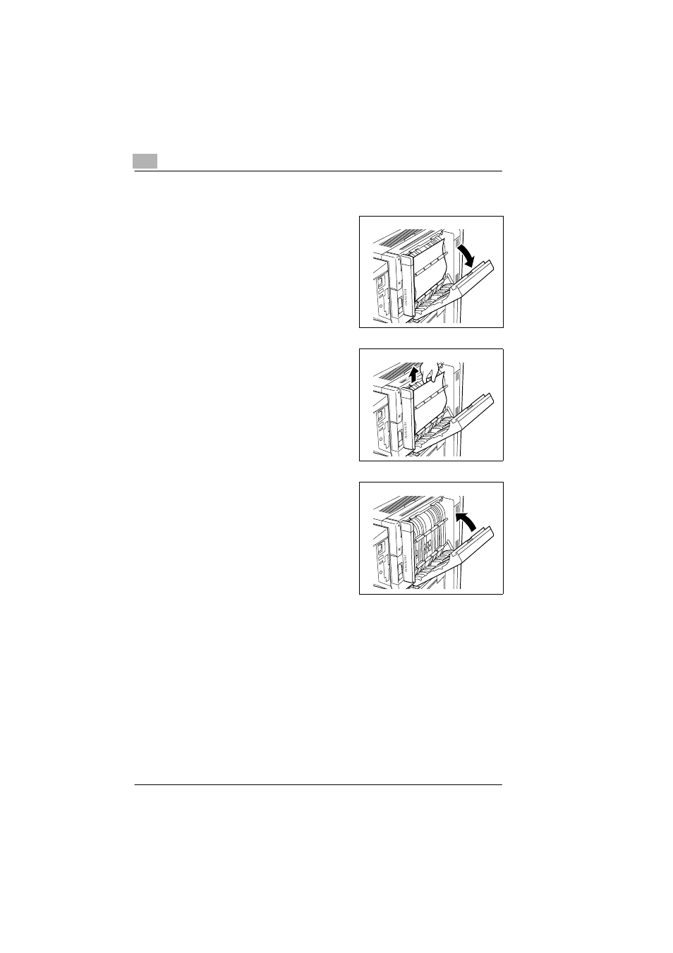 To clear a paper misfeed in the duplex unit -20, P. 5-20 | Minolta CF2001P User Manual | Page 85 / 121