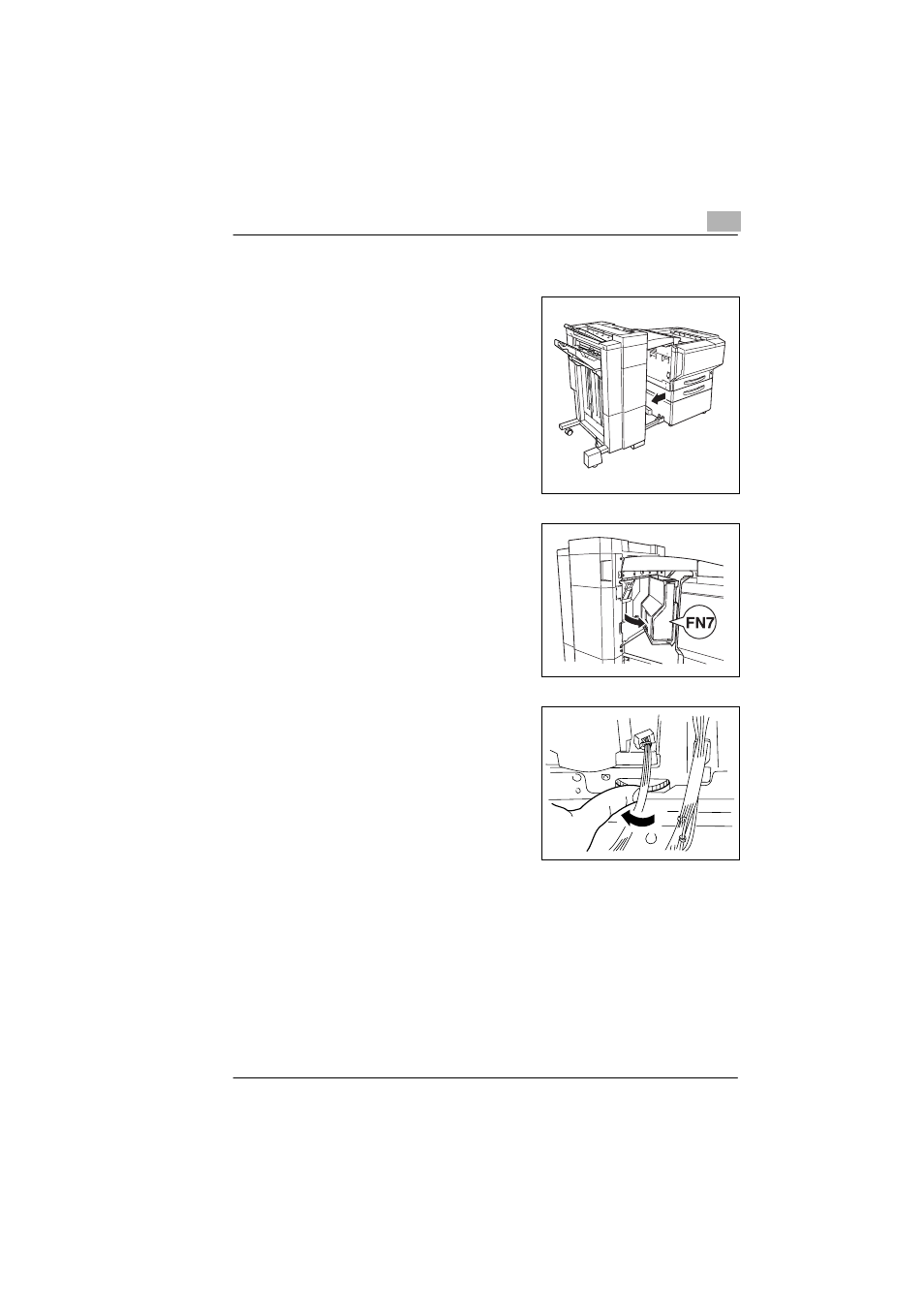 To clear jammed staples -33 | Minolta CF2001P User Manual | Page 98 / 121