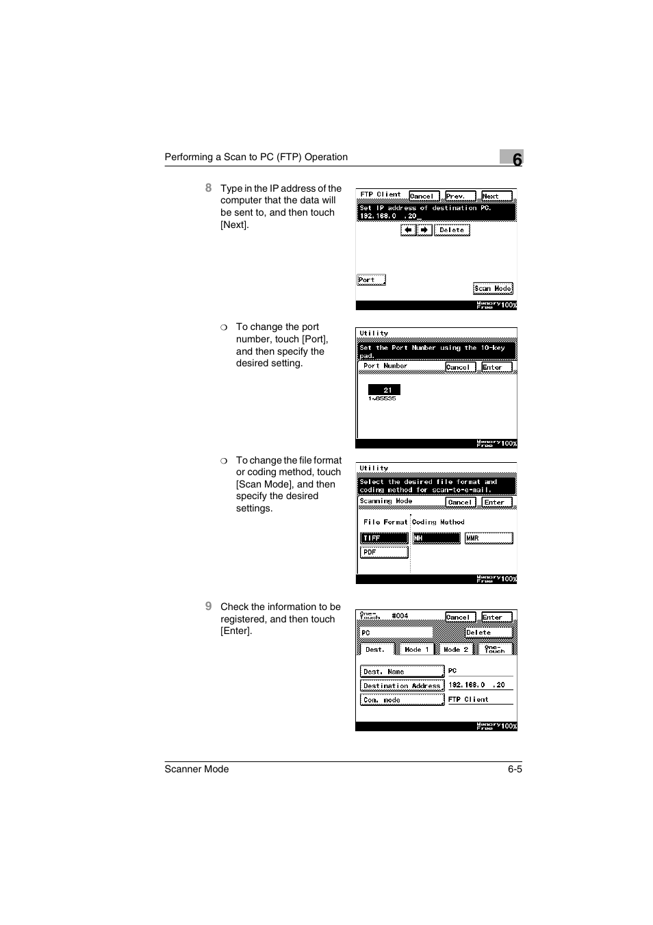 Minolta Scanner Mode User Manual | Page 108 / 314