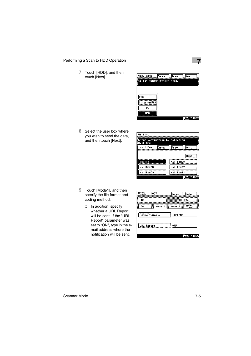 Minolta Scanner Mode User Manual | Page 118 / 314