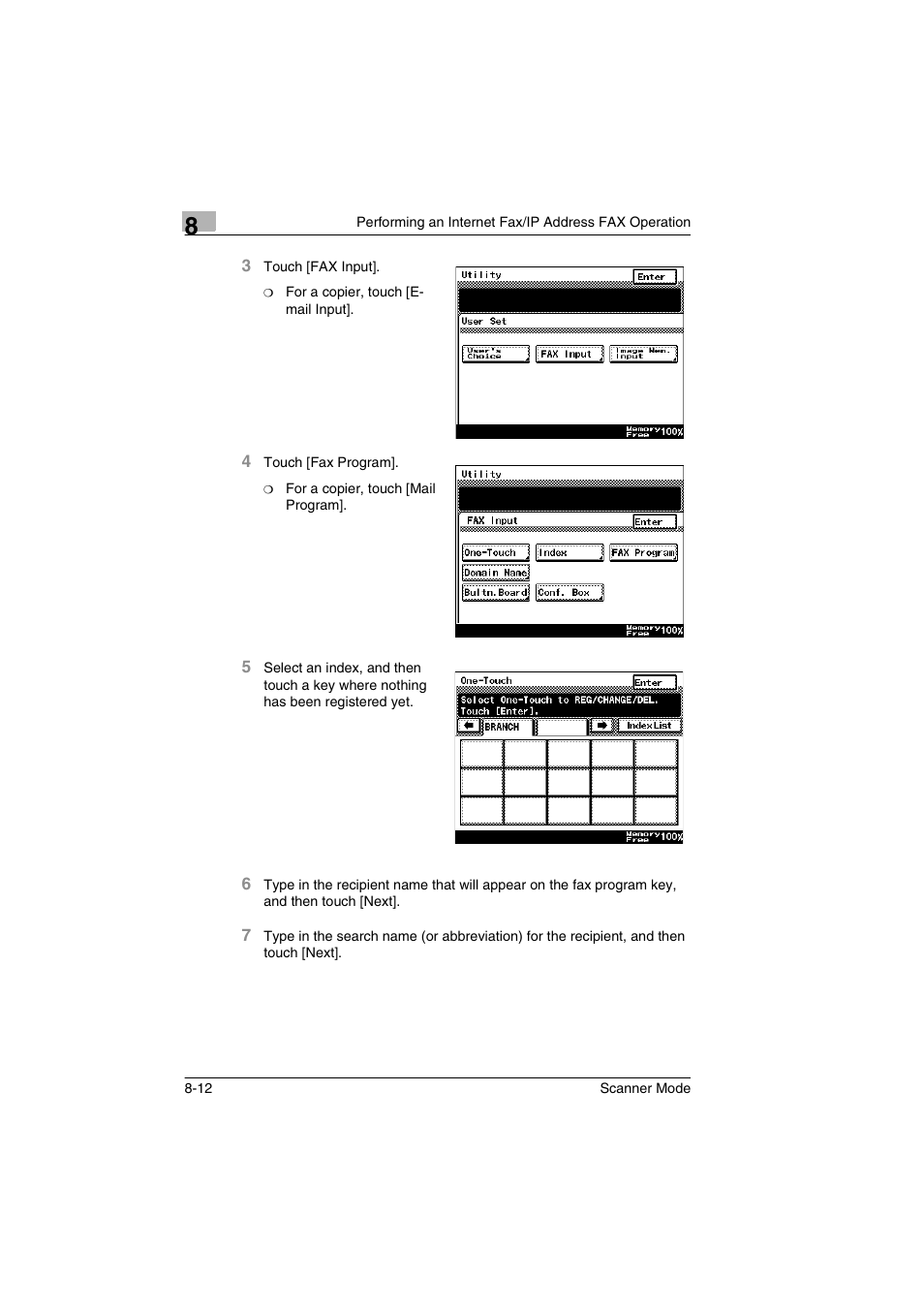 Minolta Scanner Mode User Manual | Page 139 / 314